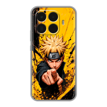 Силиконовый чехол на Xiaomi 15T Pro с принтом Naruto Наруто