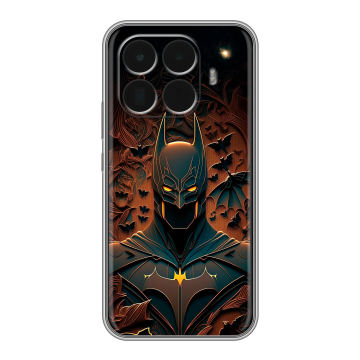 Силиконовый чехол на Xiaomi 15T Pro с принтом Batman Бэтмен Силиконовый чехол на Xiaomi 15T Pro с принтом Batman Бэтмен