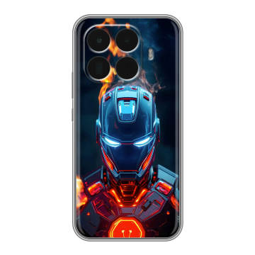 Силиконовый чехол на Xiaomi 15T Pro с принтом IronMan Железный человек Силиконовый чехол на Xiaomi 15T Pro с принтом IronMan Железный человек