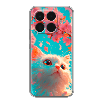 Силиконовый чехол на Xiaomi 15T Pro с принтом Красивый кот Силиконовый чехол на Xiaomi 15T Pro с принтом Красивый кот