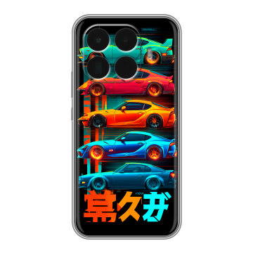 Силиконовый чехол на Xiaomi 15T Pro с принтом машины тачки Силиконовый чехол на Xiaomi 15T Pro с принтом машины тачки