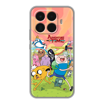 Силиконовый чехол на Xiaomi 15T Pro с принтом Adventure time Время приключений Силиконовый чехол на Xiaomi 15T Pro с принтом Adventure time Время приключений