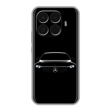 Силиконовый чехол на Xiaomi 15T Pro с принтом Mercedes Мерседес