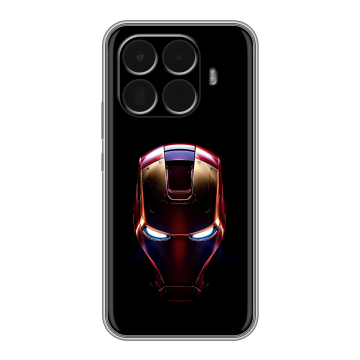 Силиконовый чехол на Xiaomi 15T Pro с принтом IronMan Железный человек