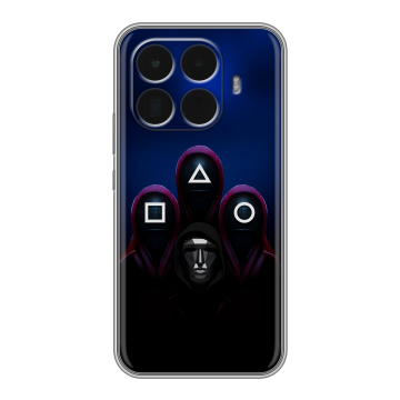 Силиконовый чехол на Xiaomi 15T Pro с принтом Игра Кальмара Силиконовый чехол на Xiaomi 15T Pro с принтом Игра Кальмара