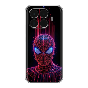 Силиконовый чехол на Xiaomi 15T Pro с принтом Spiderman Человек паук Силиконовый чехол на Xiaomi 15T Pro с принтом Spiderman Человек паук