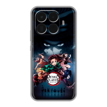 Силиконовый чехол на Xiaomi 15T Pro с принтом Demon Slayer Клинок рассекающий демонов Силиконовый чехол на Xiaomi 15T Pro с принтом Demon Slayer Клинок рассекающий демонов