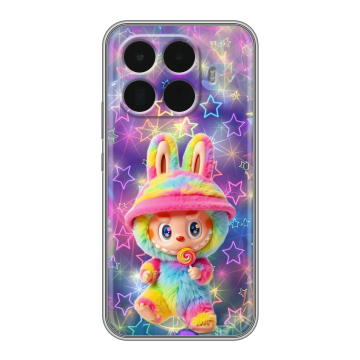 Силиконовый чехол на Xiaomi 15T Pro с принтом Labubu Лабубу