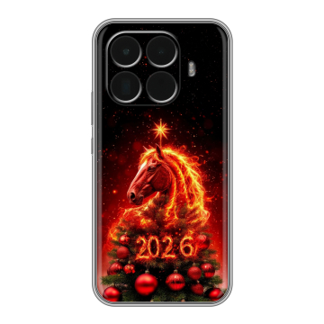 Силиконовый чехол на Xiaomi 15T Pro с принтом Новый год Силиконовый чехол на Xiaomi 15T Pro с принтом Новый год