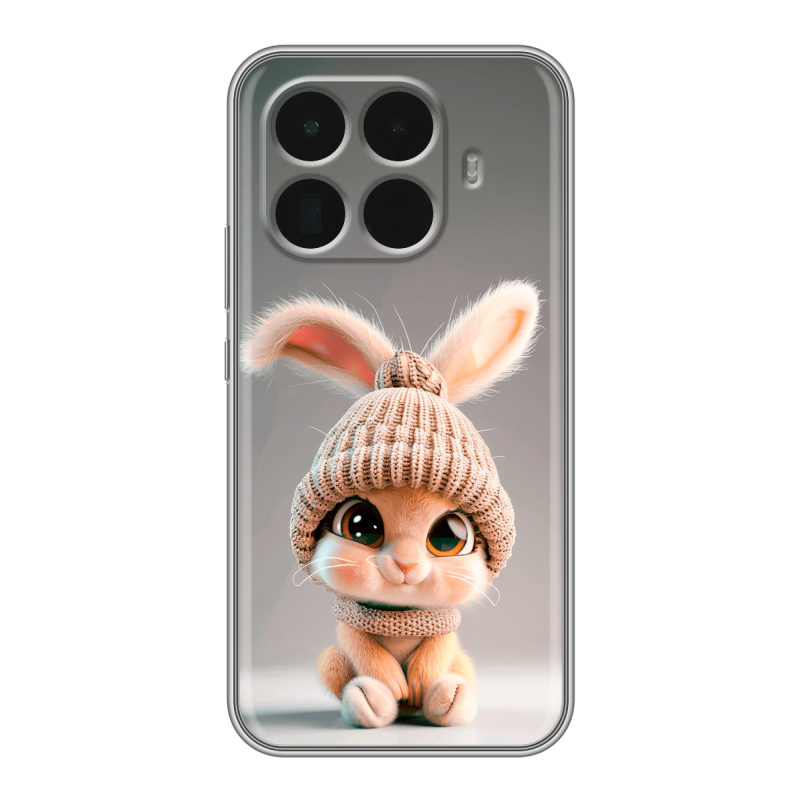 Силиконовый чехол на Xiaomi 15T Pro с принтом Кролик Силиконовый чехол на Xiaomi 15T Pro с принтом Кролик