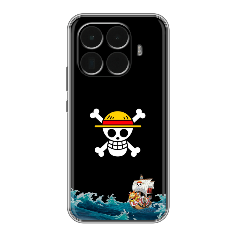 Силиконовый чехол на Xiaomi 15T Pro с принтом One Piece Ван Пис Силиконовый чехол на Xiaomi 15T Pro с принтом One Piece Ван Пис