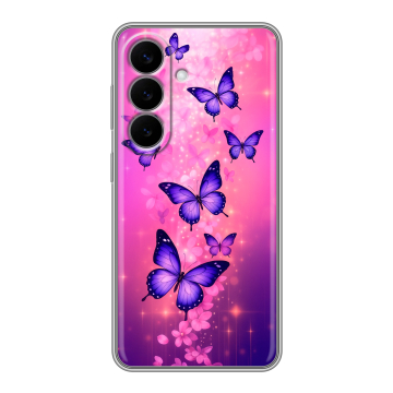 Силиконовый чехол на Samsung Galaxy S26 с принтом Бабочки Силиконовый чехол на Samsung Galaxy S26 с принтом Бабочки