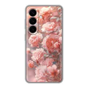 Силиконовый чехол на Samsung Galaxy S26 с принтом Розовые розы Силиконовый чехол на Samsung Galaxy S26 с принтом Розовые розы