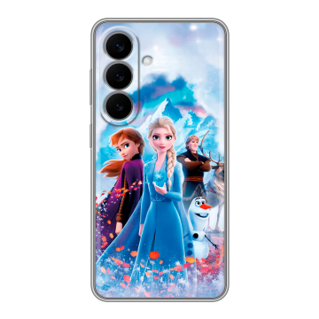 Силиконовый чехол на Samsung Galaxy S26 с принтом Холодное сердце Frozen Силиконовый чехол на Samsung Galaxy S26 с принтом Холодное сердце Frozen