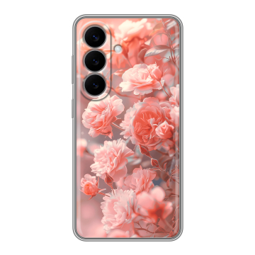 Силиконовый чехол на Samsung Galaxy S26 с принтом Розы цветы Силиконовый чехол на Samsung Galaxy S26 с принтом Розы цветы