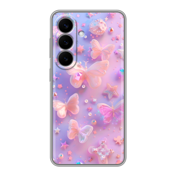 Силиконовый чехол на Samsung Galaxy S26 с принтом Бабочки