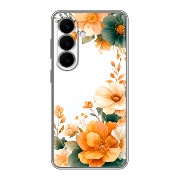 Силиконовый чехол на Samsung Galaxy S26 с принтом Цветы принт Силиконовый чехол на Samsung Galaxy S26 с принтом Цветы принт