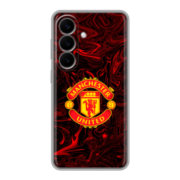 Силиконовый чехол на Samsung Galaxy S26 с принтом Manchester United Силиконовый чехол на Samsung Galaxy S26 с принтом Manchester United