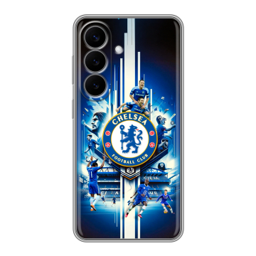 Силиконовый чехол на Samsung Galaxy S26 с принтом Chelsea Челси Силиконовый чехол на Samsung Galaxy S26 с принтом Chelsea Челси