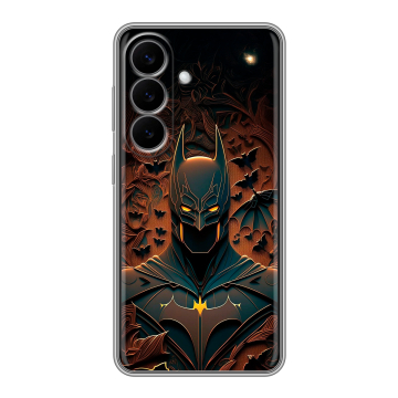 Силиконовый чехол на Samsung Galaxy S26 с принтом Batman Бэтмен Силиконовый чехол на Samsung Galaxy S26 с принтом Batman Бэтмен