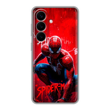 Силиконовый чехол на Samsung Galaxy S26 с принтом Spiderman Человек паук Силиконовый чехол на Samsung Galaxy S26 с принтом Spiderman Человек паук