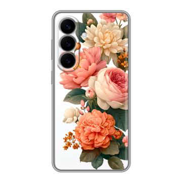Силиконовый чехол на Samsung Galaxy S26 с принтом цветы Силиконовый чехол на Samsung Galaxy S26 с принтом цветы