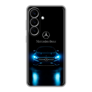 Силиконовый чехол на Samsung Galaxy S26 с принтом Mercedes Мерседес