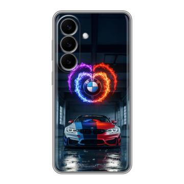 Силиконовый чехол на Samsung Galaxy S26 с принтом BMW БМВ Силиконовый чехол на Samsung Galaxy S26 с принтом BMW БМВ