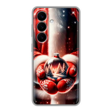 Силиконовый чехол на Samsung Galaxy S26 с принтом Новый год Силиконовый чехол на Samsung Galaxy S26 с принтом Новый год
