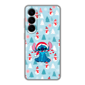 Силиконовый чехол на Samsung Galaxy S26 с принтом Стич Новый год Силиконовый чехол на Samsung Galaxy S26 с принтом Стич Новый год