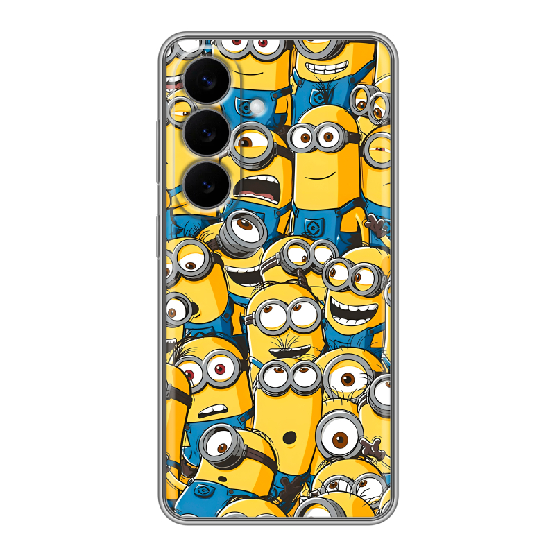 Силиконовый чехол на Samsung Galaxy S26 с принтом Миньоны Силиконовый чехол на Samsung Galaxy S26 с принтом Миньоны