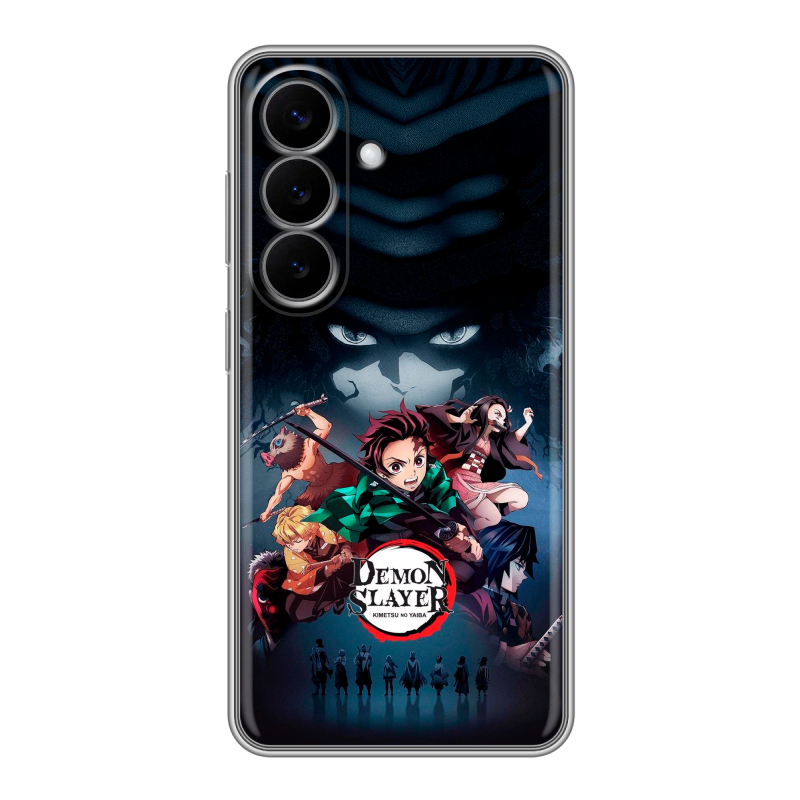 Силиконовый чехол на Samsung Galaxy S26 с принтом Demon Slayer Клинок рассекающий демонов Силиконовый чехол на Samsung Galaxy S26 с принтом Demon Slayer Клинок рассекающий демонов