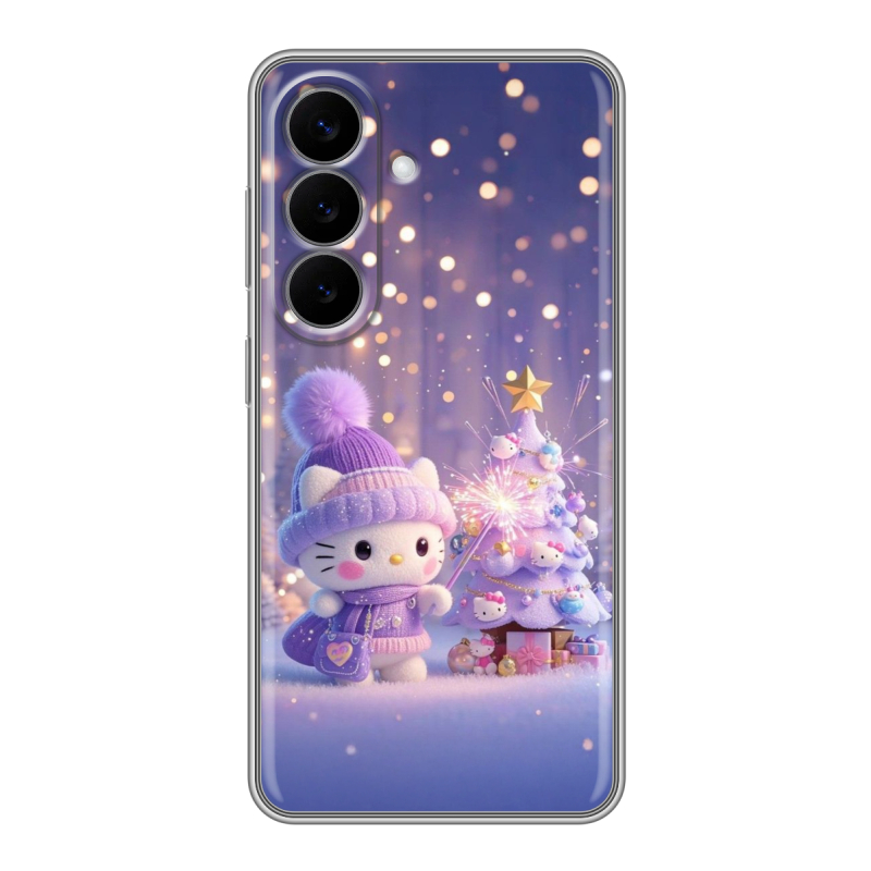 Силиконовый чехол на Samsung Galaxy S26 с принтом Новый год Силиконовый чехол на Samsung Galaxy S26 с принтом Новый год