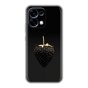 Силиконовый чехол на OPPO A6 Pro с принтом Черная клубника Силиконовый чехол на OPPO A6 Pro с принтом Черная клубника