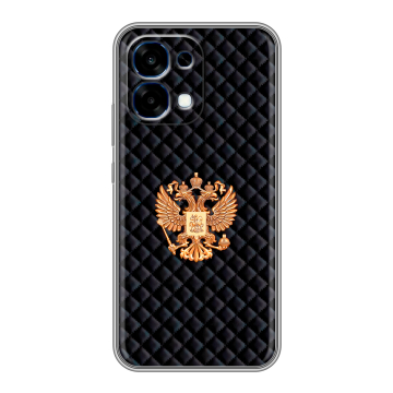 Силиконовый чехол на OPPO A6 Pro с принтом Герб России принт