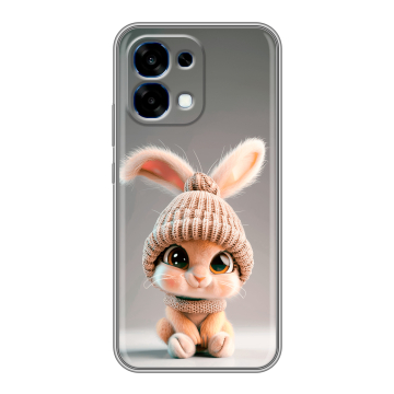 Силиконовый чехол на OPPO A6 Pro с принтом Кролик Силиконовый чехол на OPPO A6 Pro с принтом Кролик