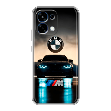 Силиконовый чехол на OPPO A6 Pro с принтом БМВ BMW