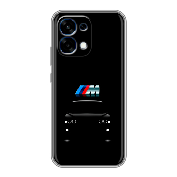 Силиконовый чехол на OPPO A6 Pro с принтом БМВ BMW