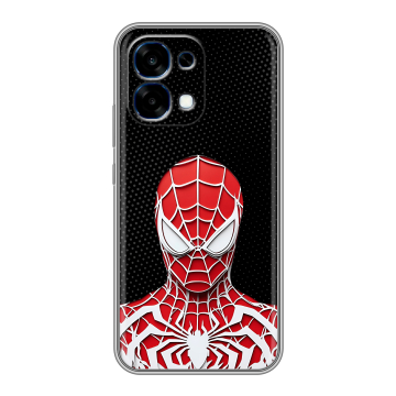 Силиконовый чехол на OPPO A6 Pro с принтом человек паук spiderman Силиконовый чехол на OPPO A6 Pro с принтом человек паук spiderman