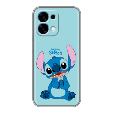Силиконовый чехол на OPPO A6 Pro с принтом Лило и Стич Силиконовый чехол на OPPO A6 Pro с принтом Лило и Стич