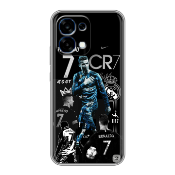 Силиконовый чехол на OPPO A6 Pro с принтом Реал Роналдо Силиконовый чехол на OPPO A6 Pro с принтом Реал Роналдо