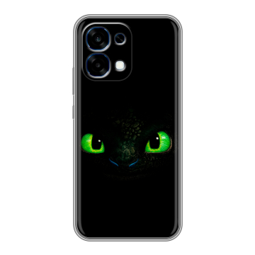 Силиконовый чехол на OPPO A6 Pro с принтом Как приручить дракона