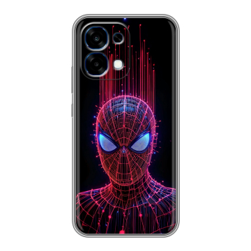 Силиконовый чехол на OPPO A6 Pro с принтом Spiderman Человек паук
