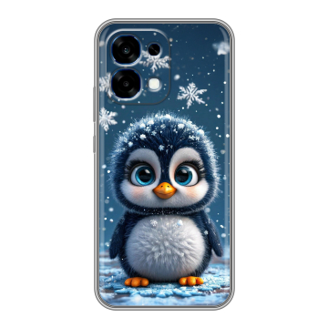 Силиконовый чехол на OPPO A6 Pro с принтом Новый год