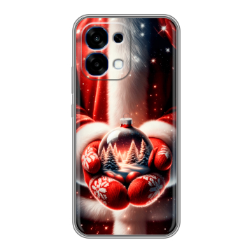 Силиконовый чехол на OPPO A6 Pro с принтом Новый год