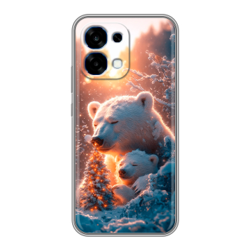 Силиконовый чехол на OPPO A6 Pro с принтом Новый год Силиконовый чехол на OPPO A6 Pro с принтом Новый год