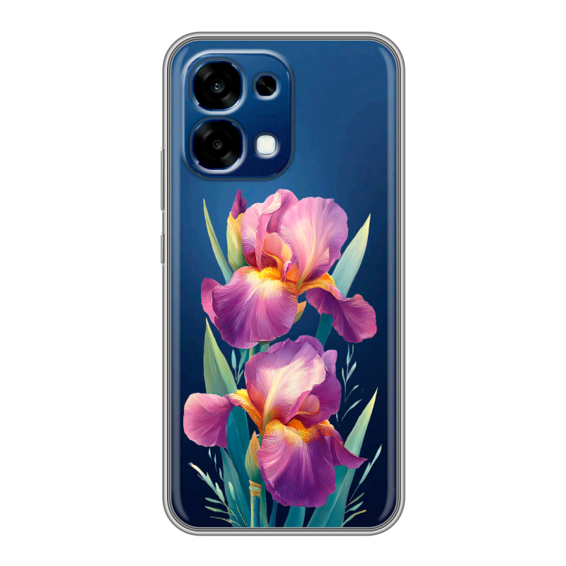 Силиконовый чехол на OPPO A6 Pro с принтом Цветы орхидеи Силиконовый чехол на OPPO A6 Pro с принтом Цветы орхидеи