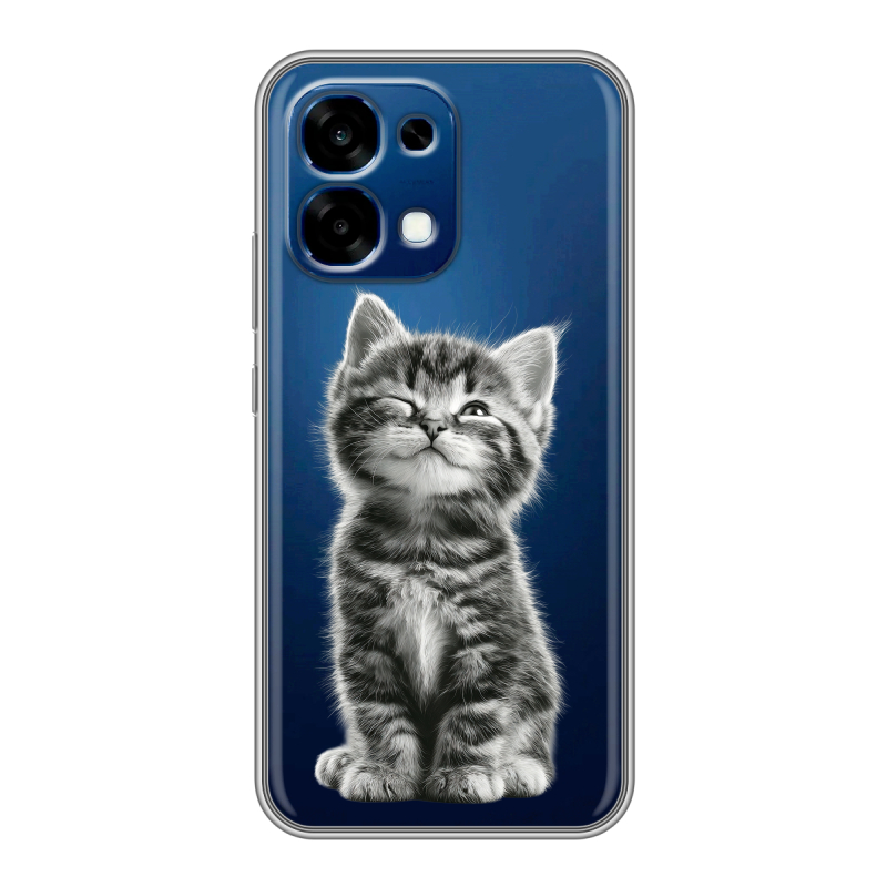 Силиконовый чехол на OPPO A6 Pro с принтом Котенок Силиконовый чехол на OPPO A6 Pro с принтом Котенок