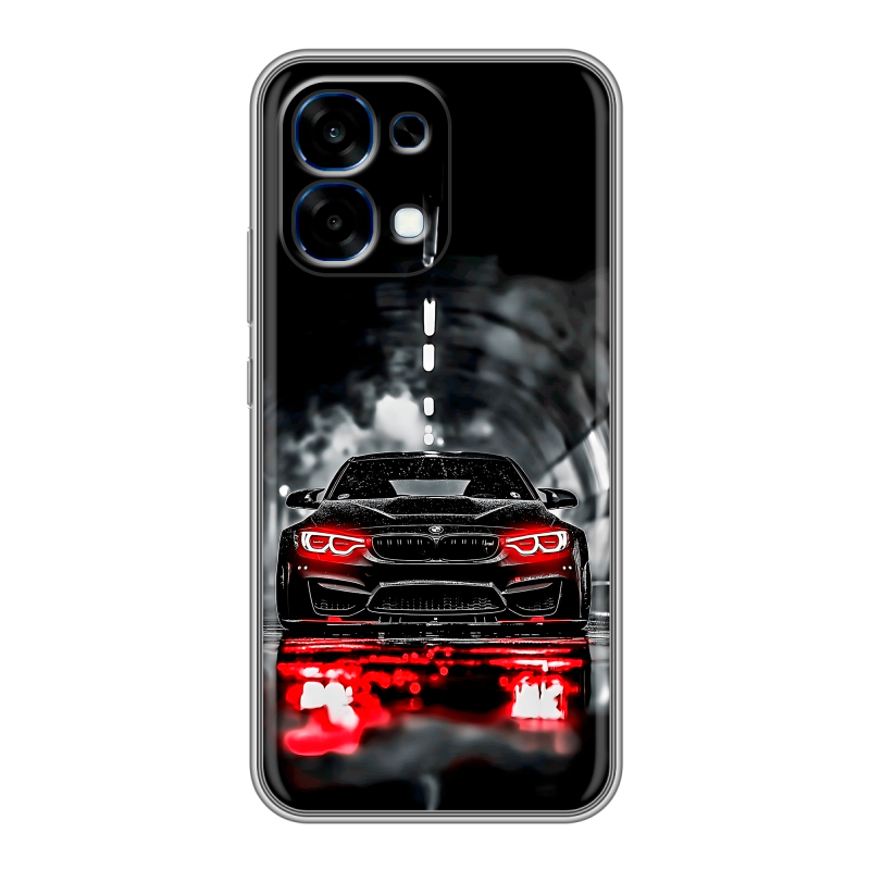 Силиконовый чехол на OPPO A6 Pro с принтом BMW БМВ Силиконовый чехол на OPPO A6 Pro с принтом BMW БМВ