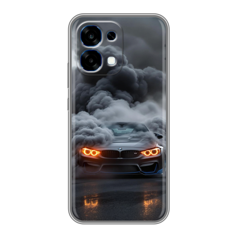 Силиконовый чехол на OPPO A6 Pro с принтом BMW БМВ Силиконовый чехол на OPPO A6 Pro с принтом BMW БМВ